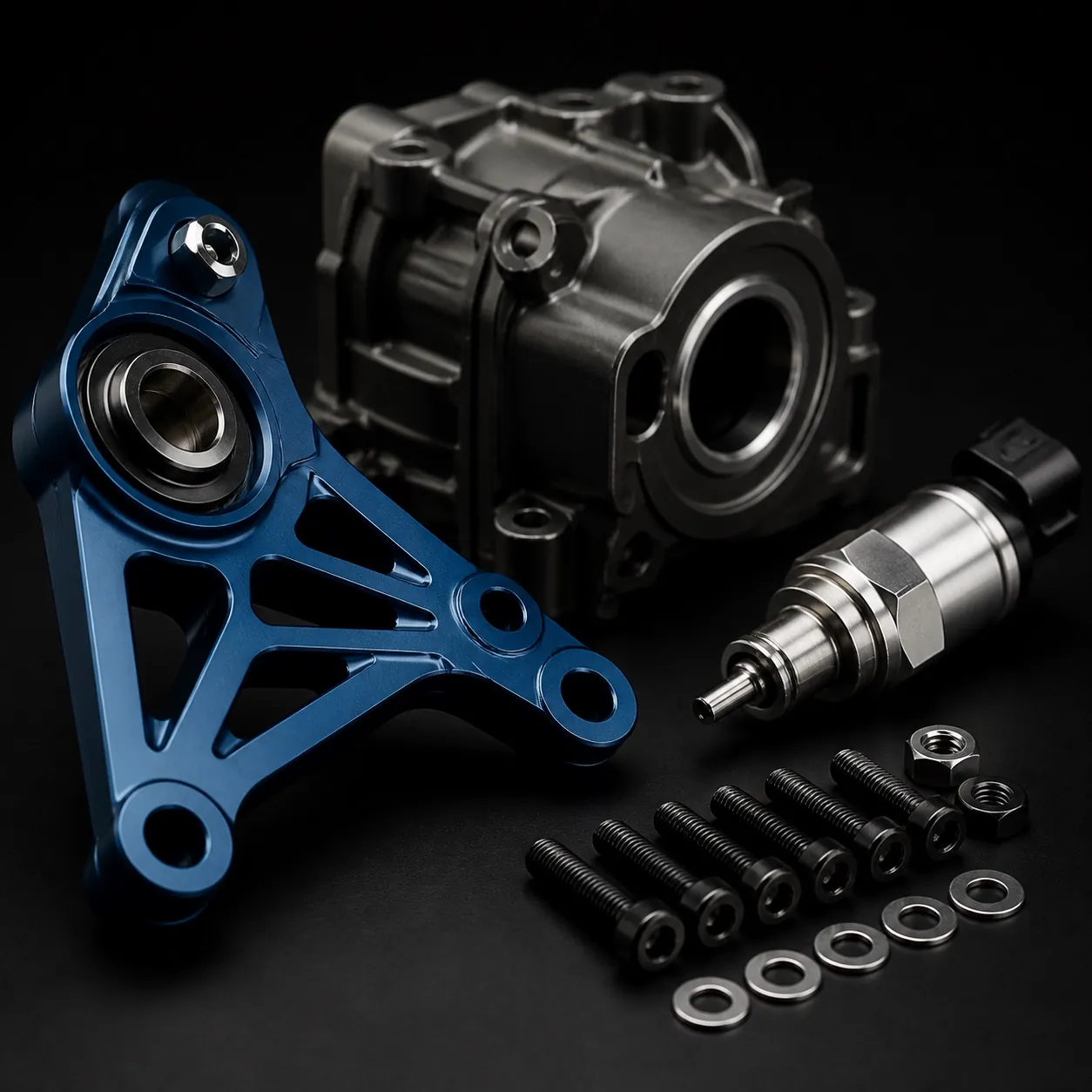 Finished automotive brackets and precision components